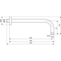 IDEAL STANDARD IDEAL IDEALRAIN BRAXIONAS TOIXOu 30cm B9444AA